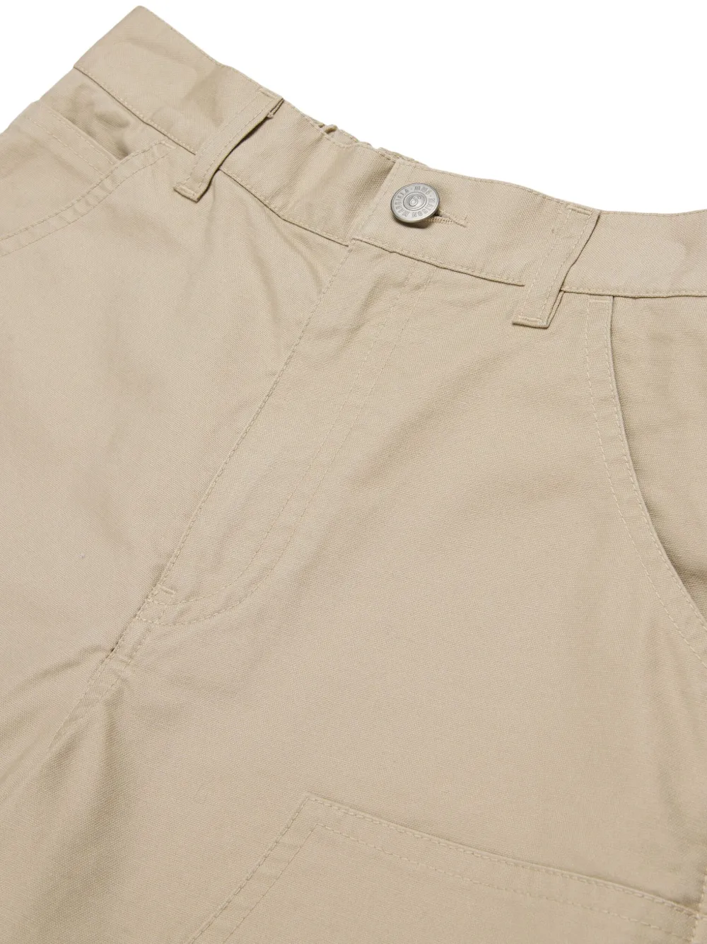 MM6 Maison Margiela Kids Katoenen shorts met franje Beige