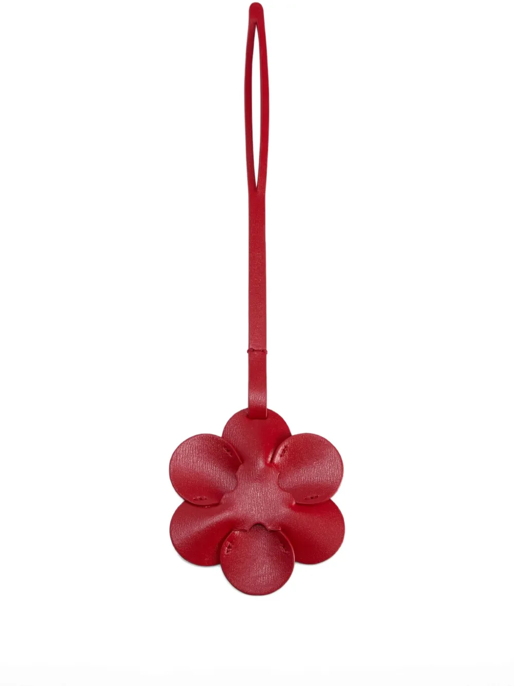 Jil Sander Daisy looped-strap charm | Red | Image 1