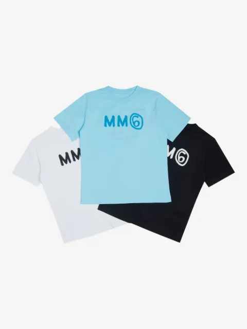 MM6 Maison Margiela Kids logo-print T-shirt (pack of three)