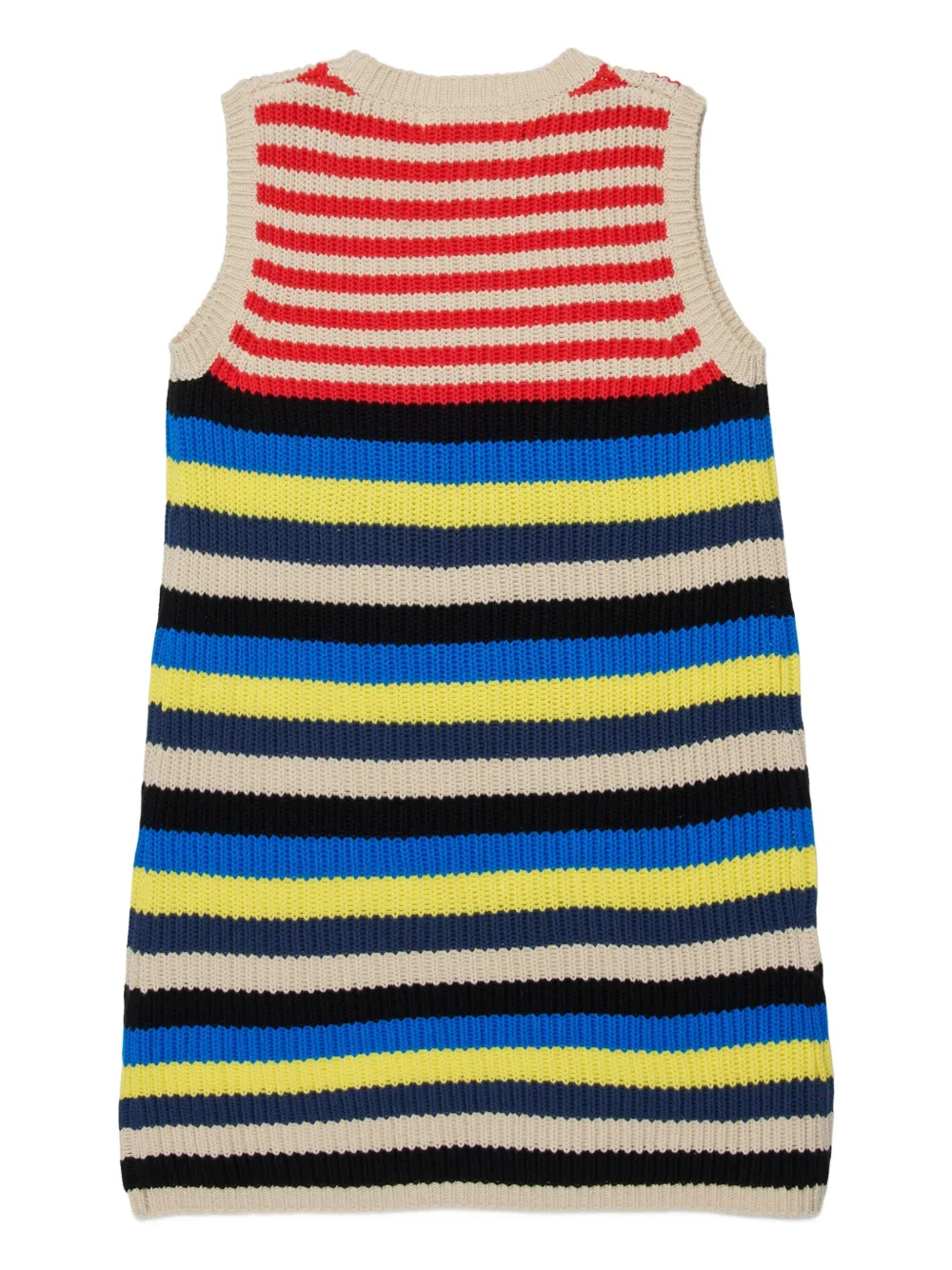  Marni Kids Striped Sleeveless Dress - Neutrals 