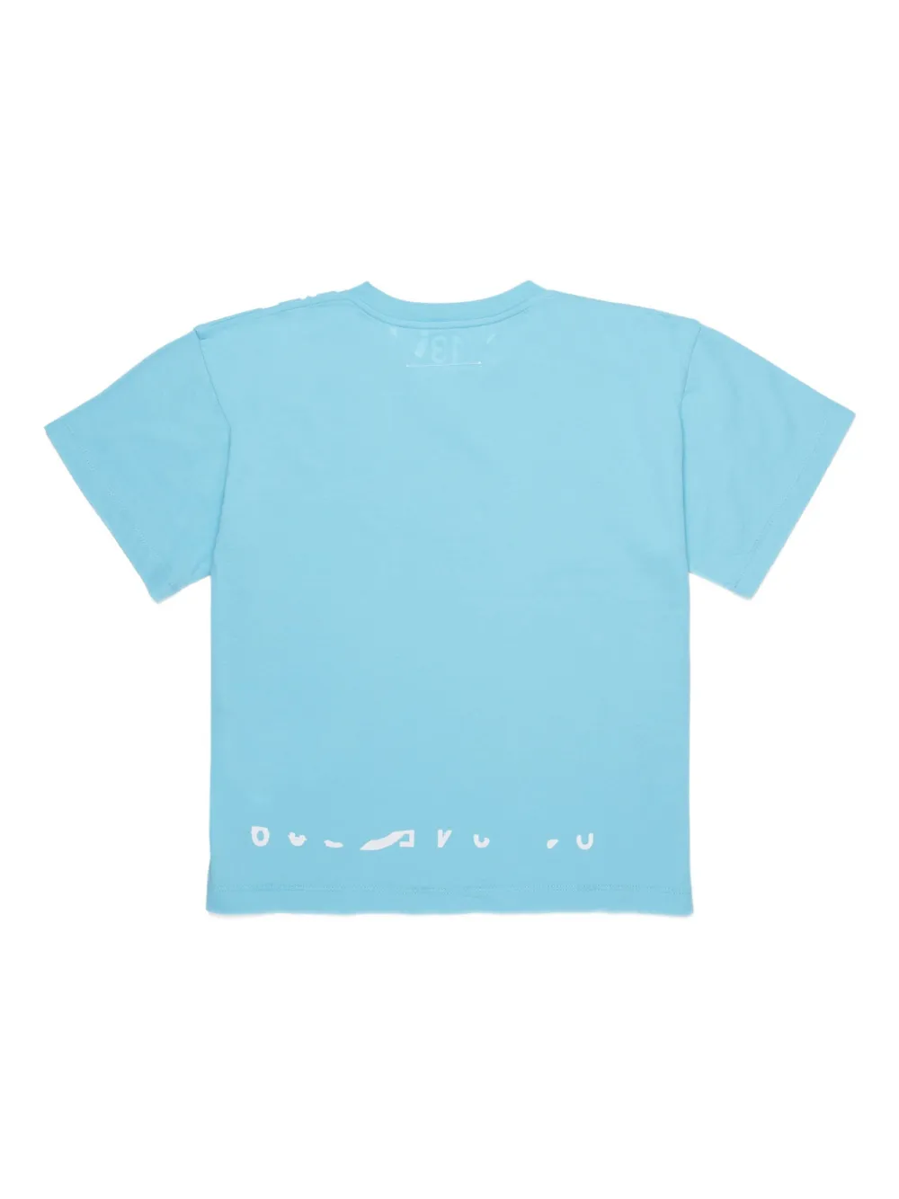 MM6 Maison Margiela Kids T-shirt met logoprint Blauw