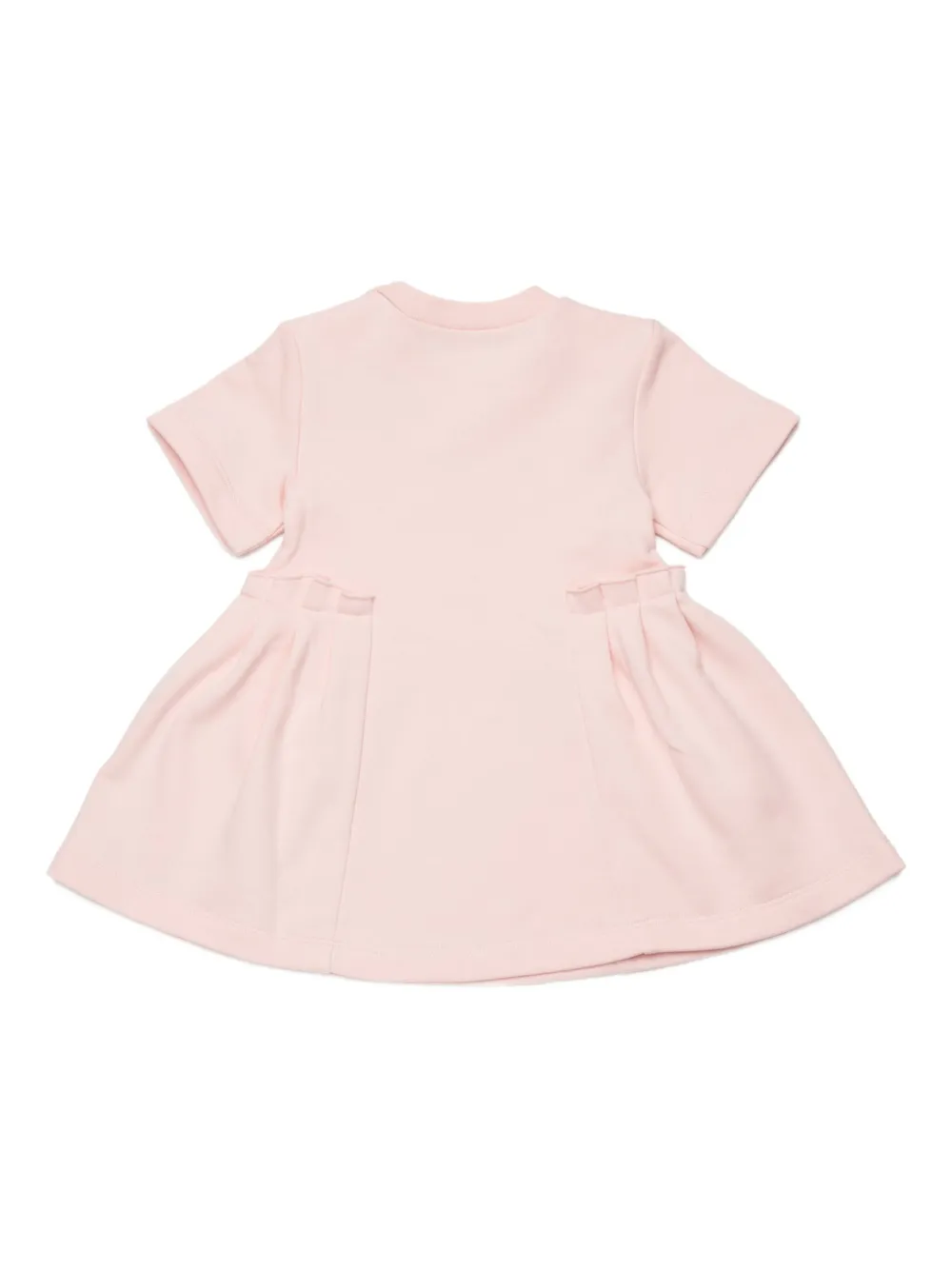 Marni Kids Geplooide jurk met korte mouwen - Roze