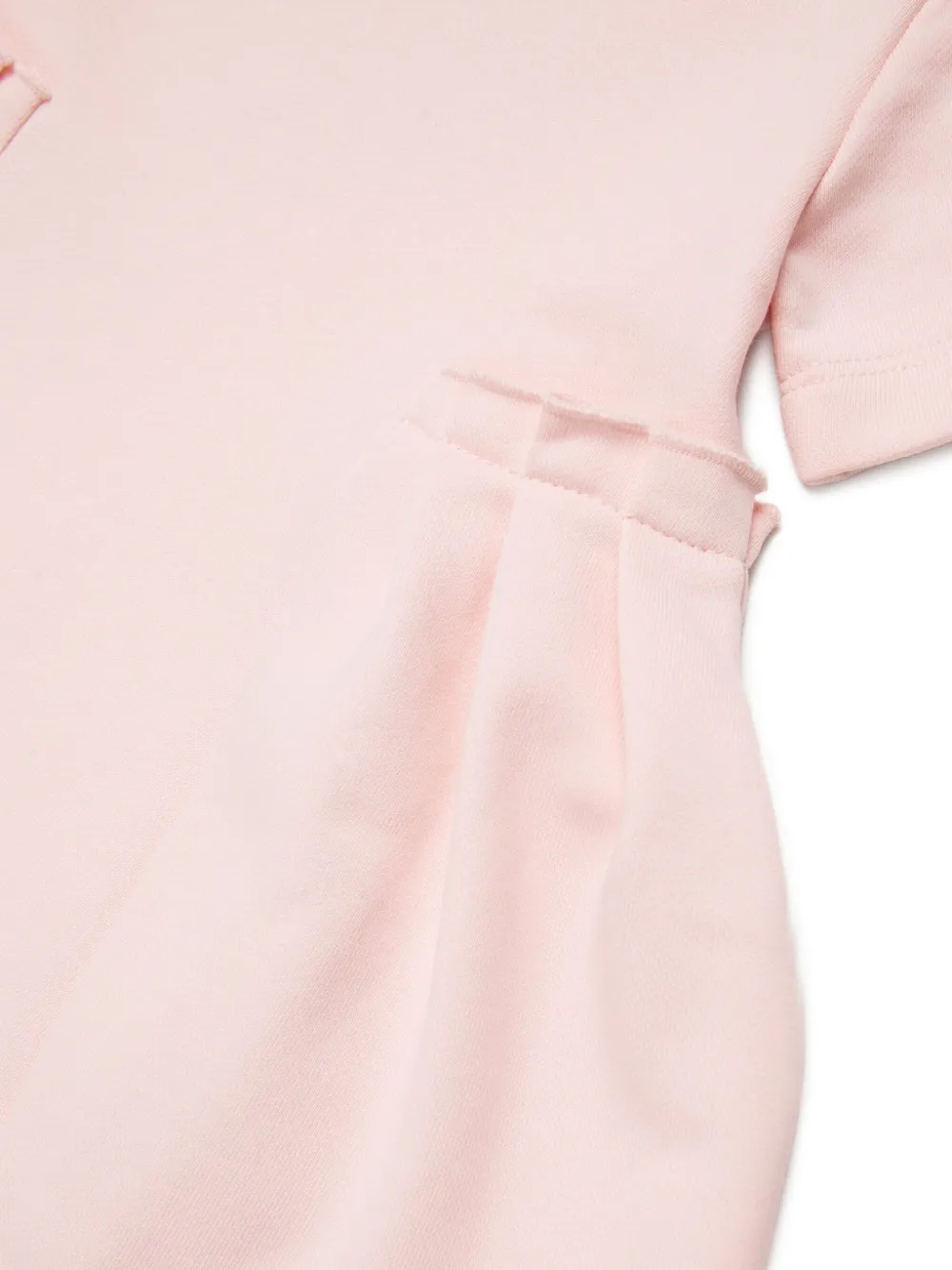 Marni Kids Geplooide jurk met korte mouwen Roze