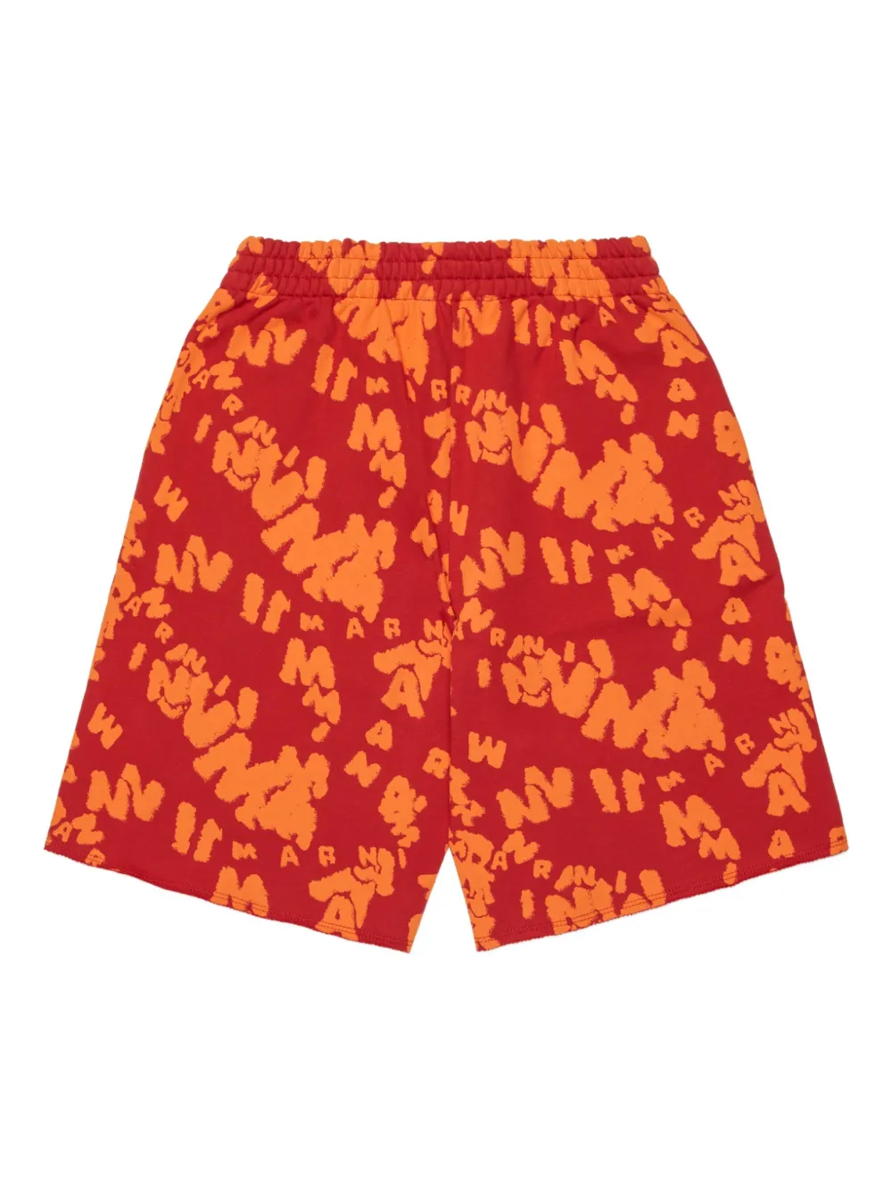  Marni Kids Elasticated Printed Shorts - Red 