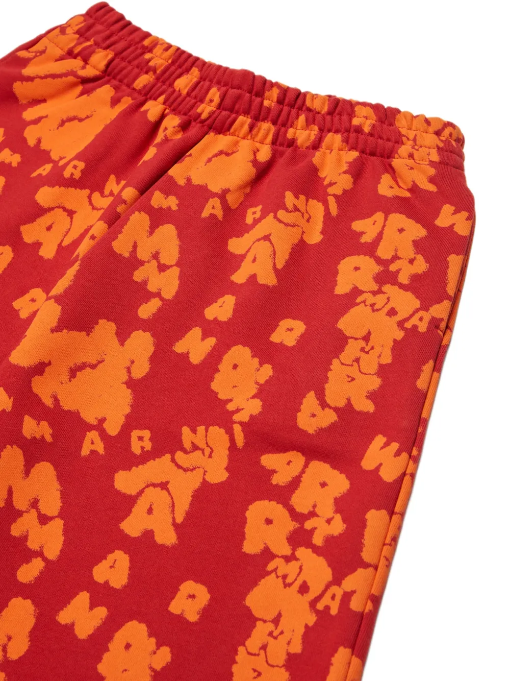  Marni Kids Elasticated Printed Shorts - Red 