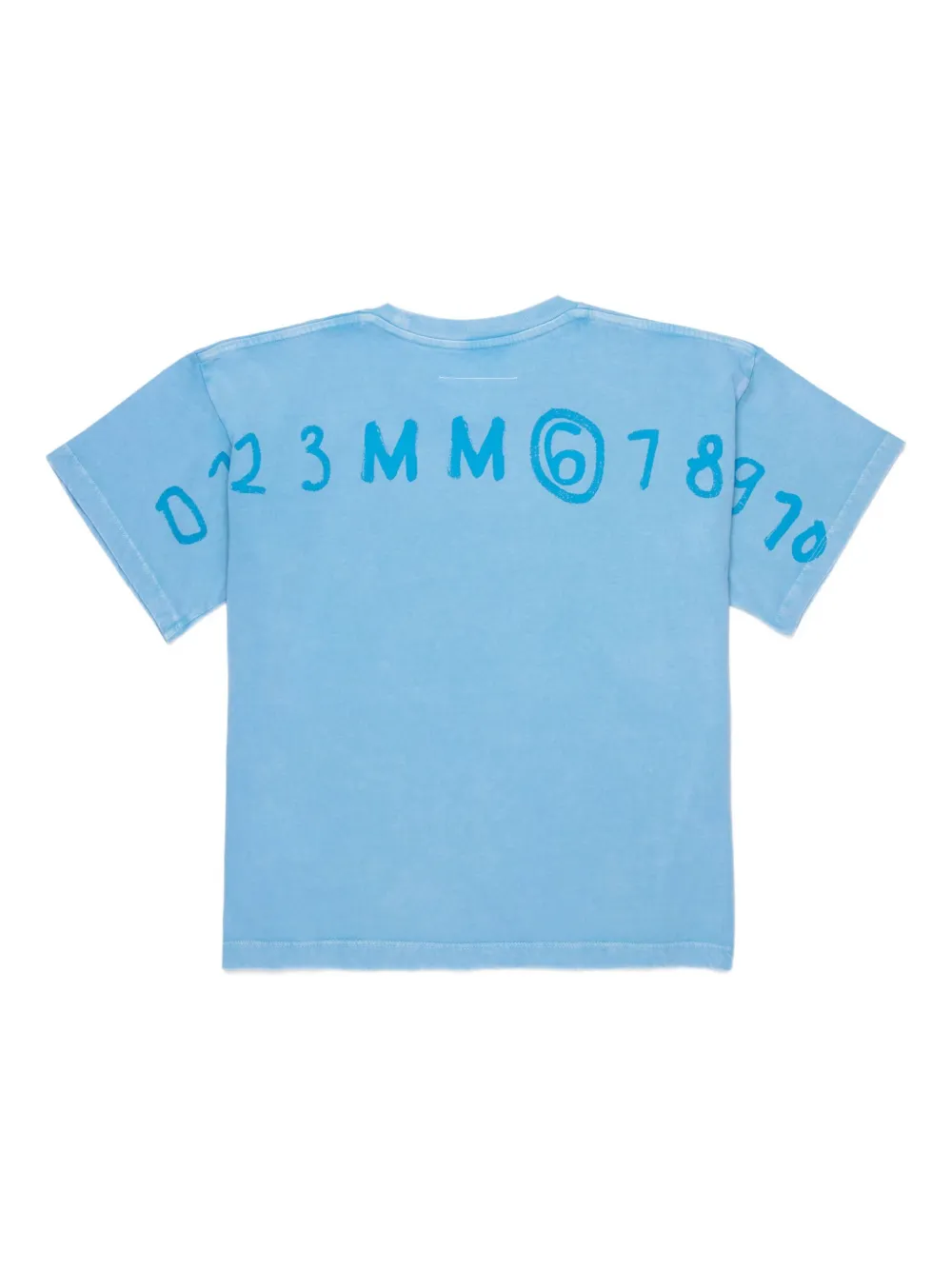MM6 Maison Margiela Kids T-shirt met korte mouwen Blauw