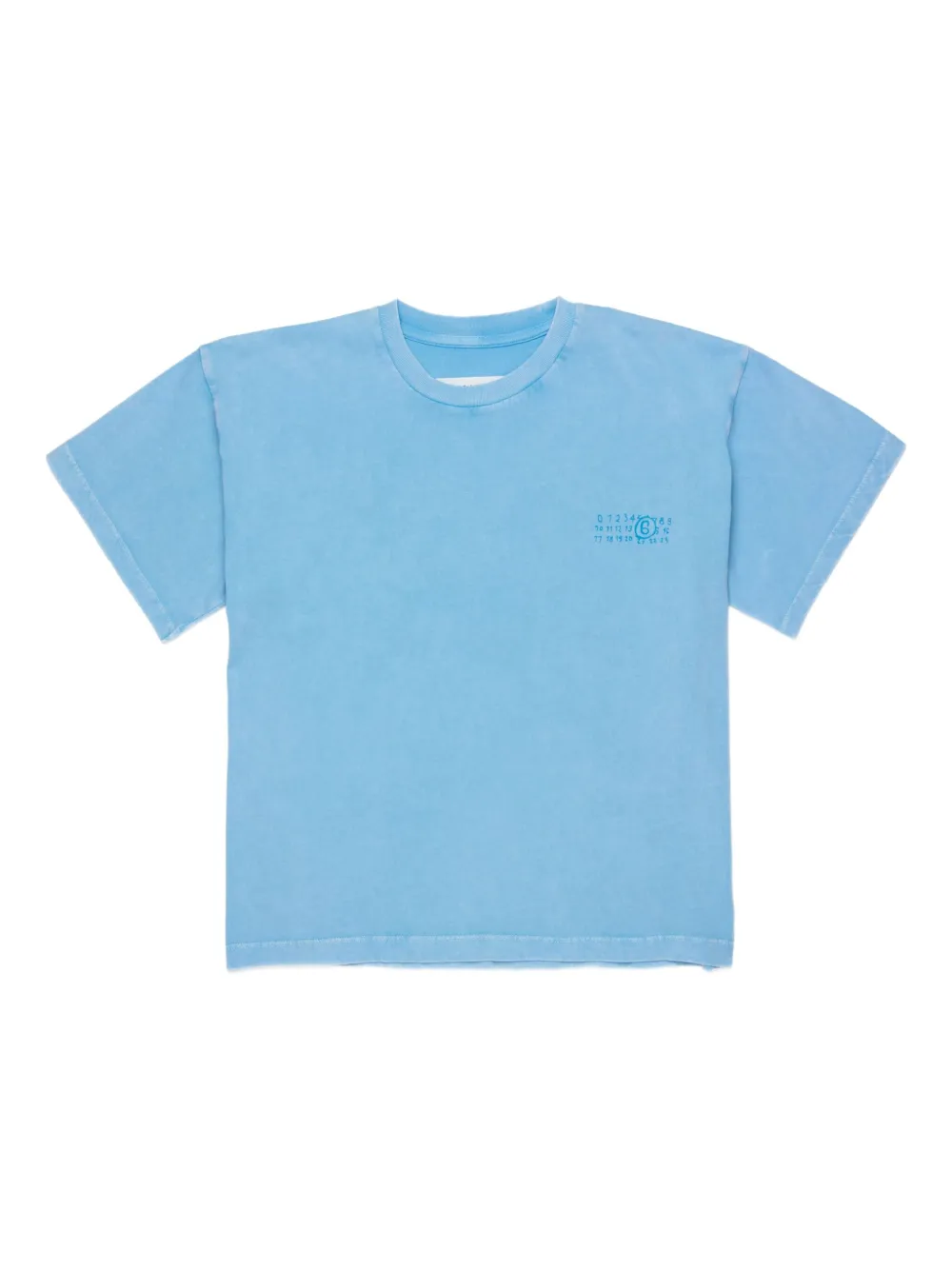 MM6 Maison Margiela Kids T-shirt girocollo - Blu