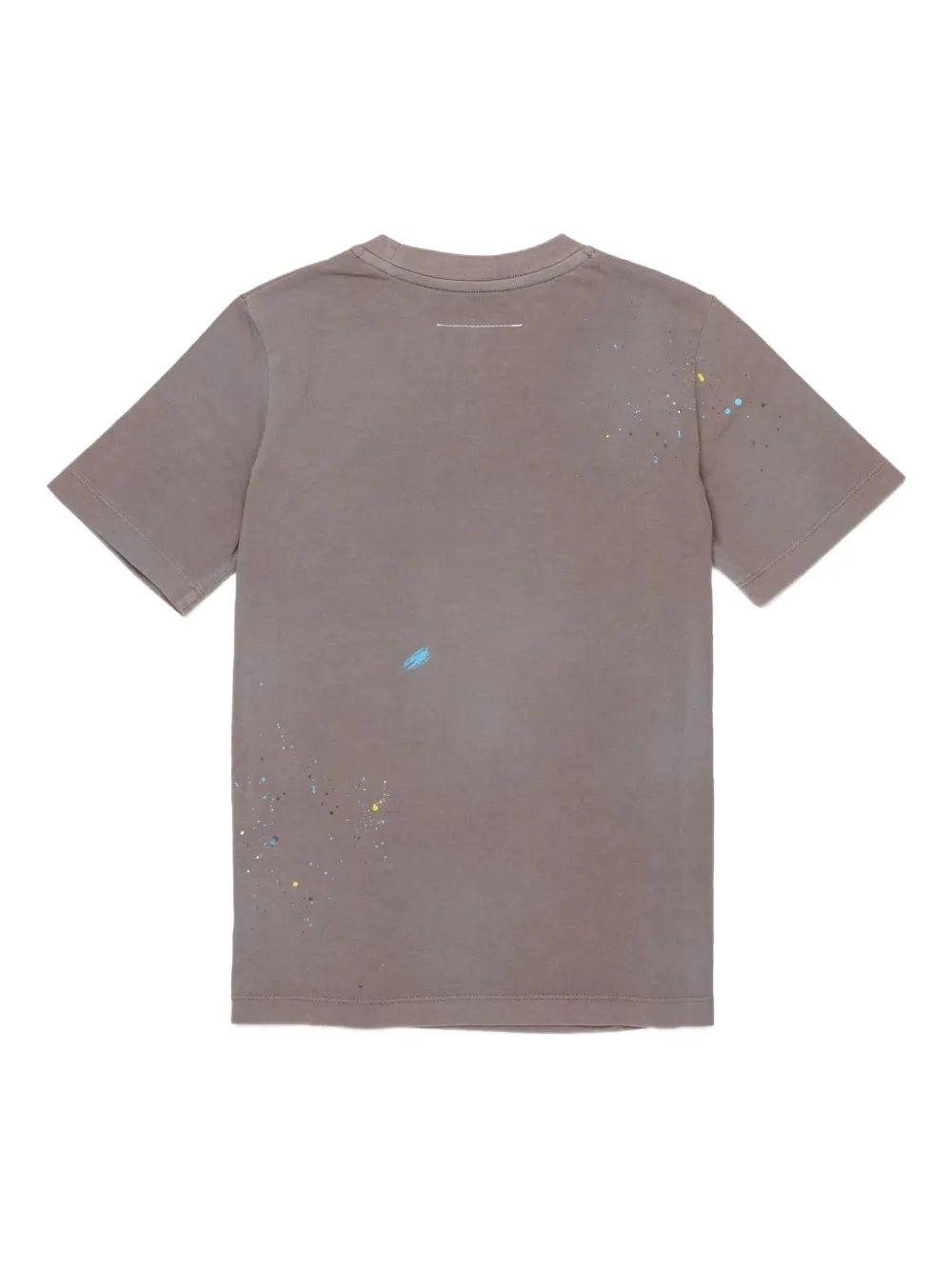 MM6 Maison Margiela Kids T-shirt met spatten Grijs