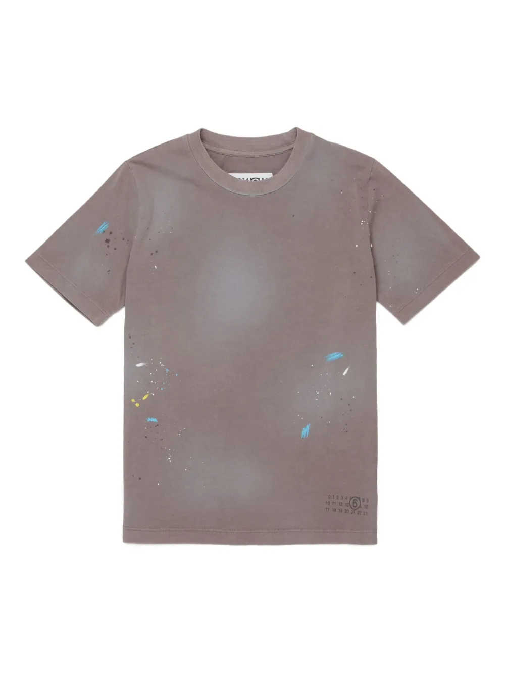 MM6 Maison Margiela Kids T-shirt con stampa - Grigio