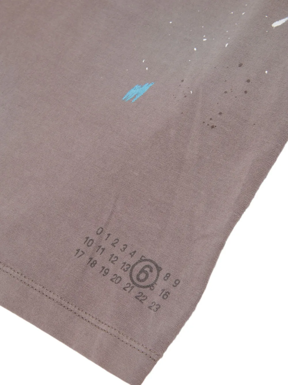 MM6 Maison Margiela Kids T-shirt met spatten Grijs