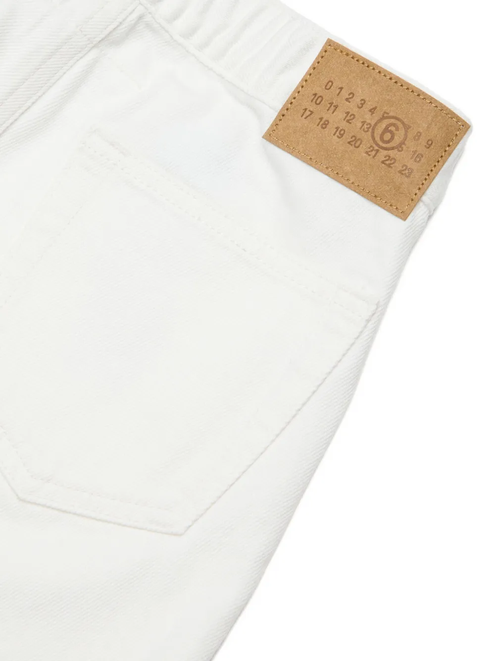 MM6 Maison Margiela Kids Jeans met knopen Wit