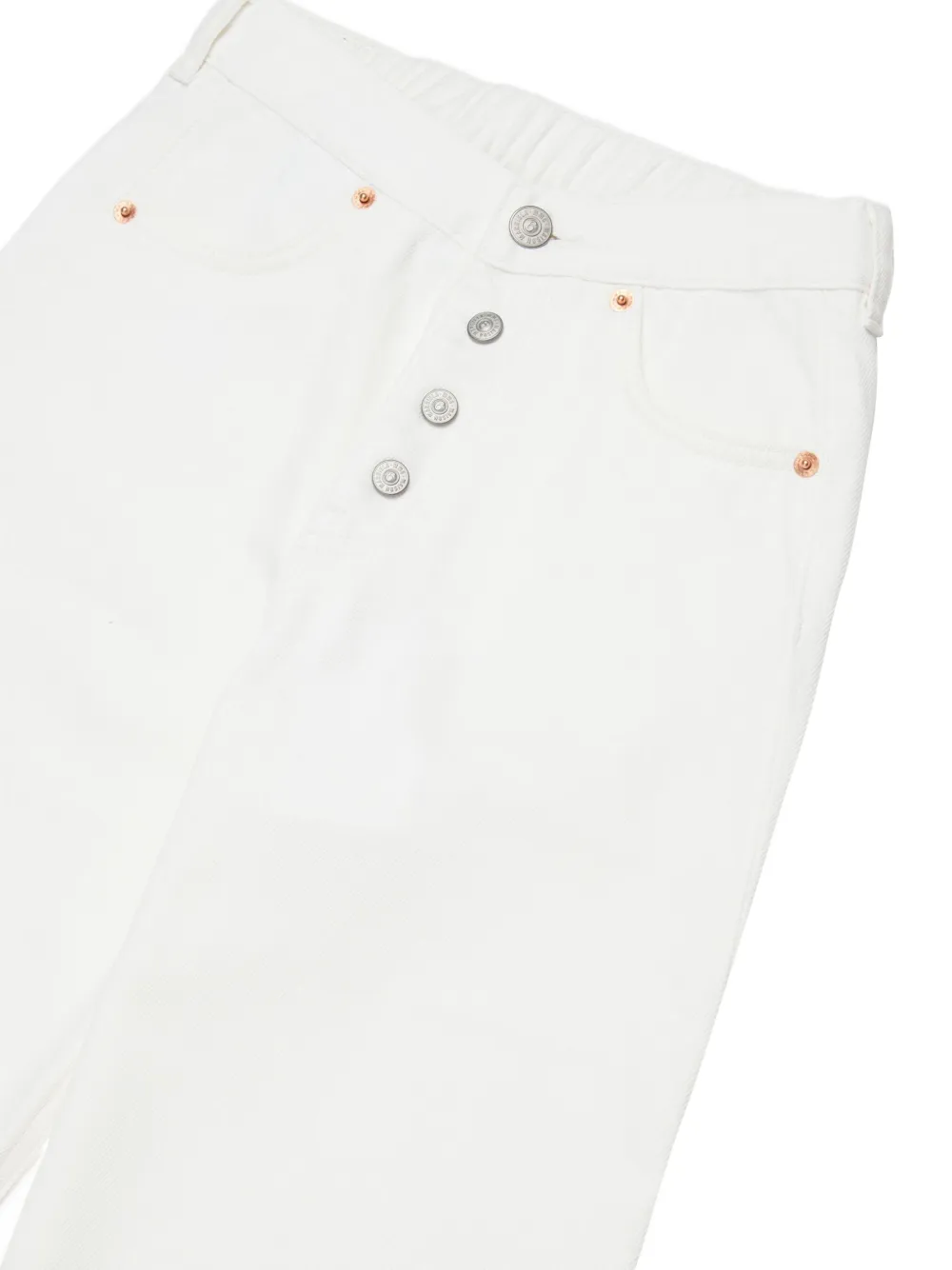 MM6 Maison Margiela Kids Jeans met knopen Wit