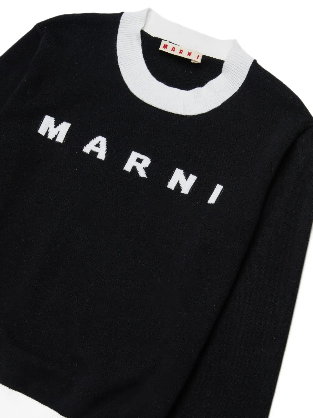  Marni Kids Logo Sweater - Black 