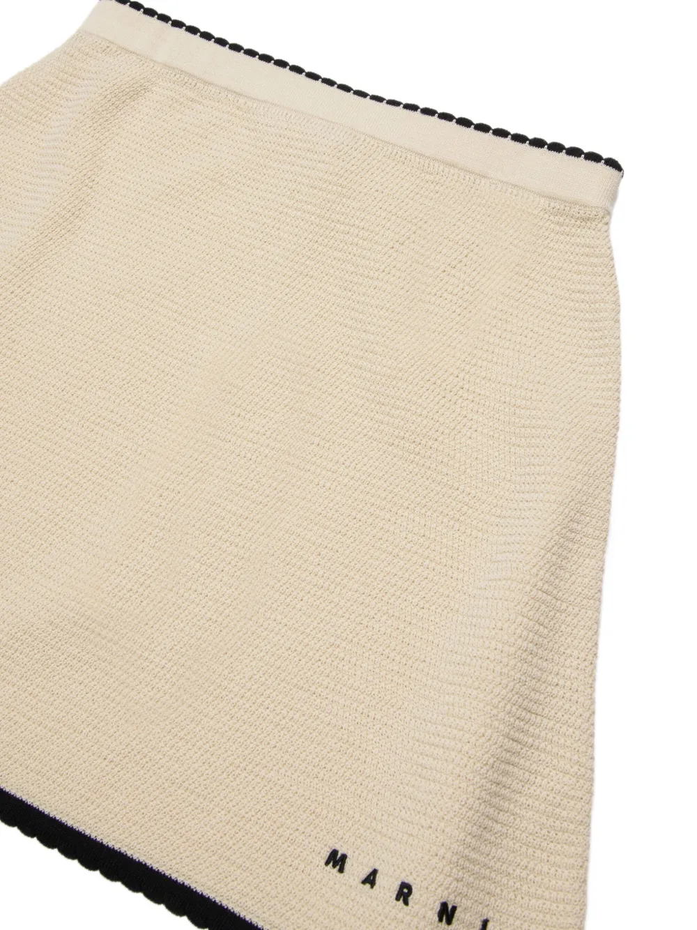 Marni Kids Rok met gewelfde afwerking Beige