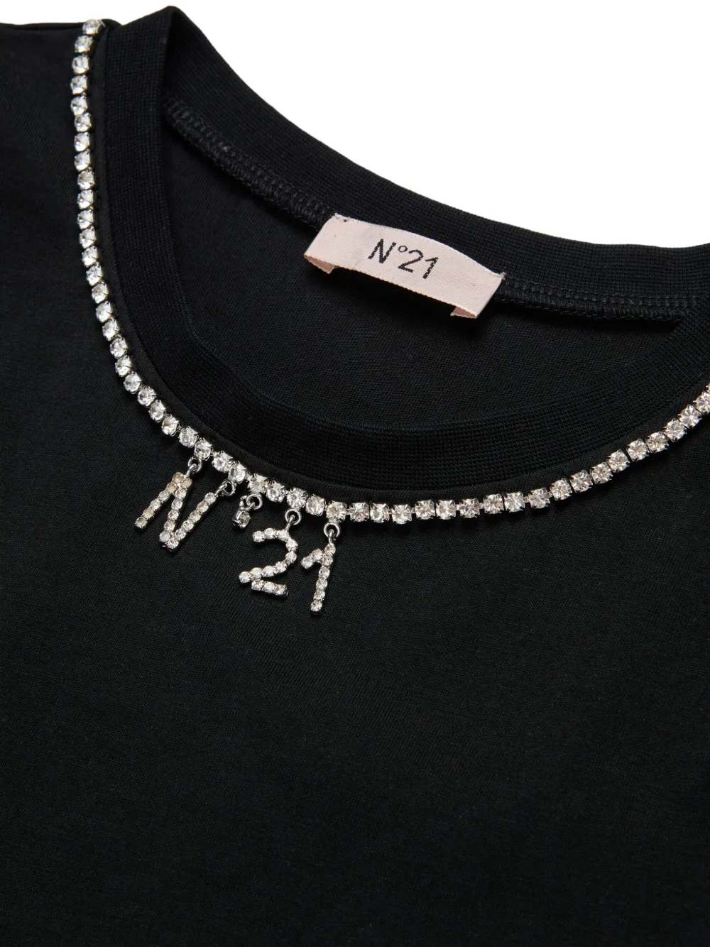 Nº21 Kids Tanktop met logo Zwart