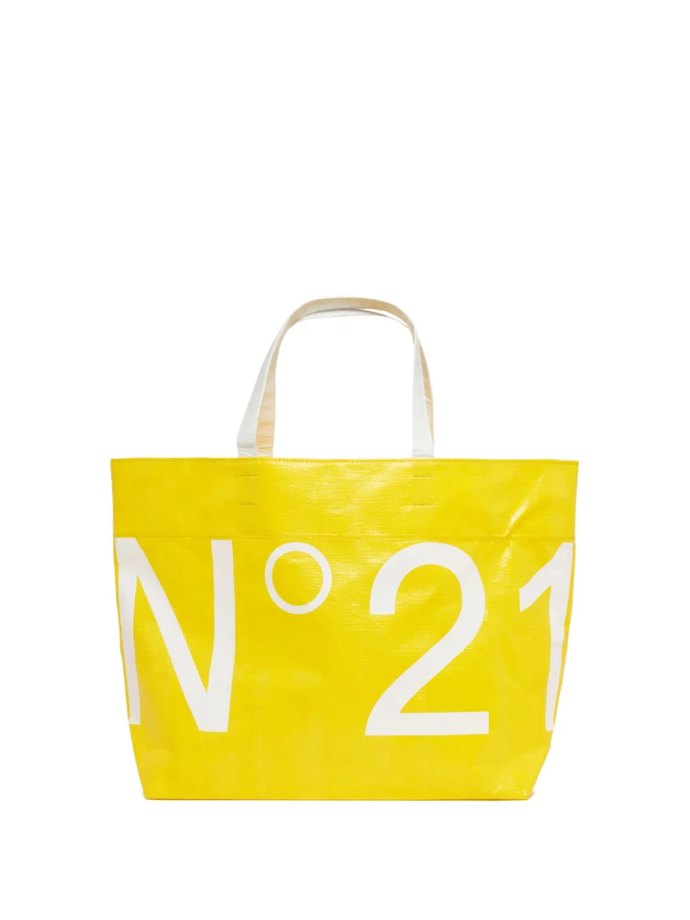 Nº21 Kids Borsa tote con stampa - Giallo
