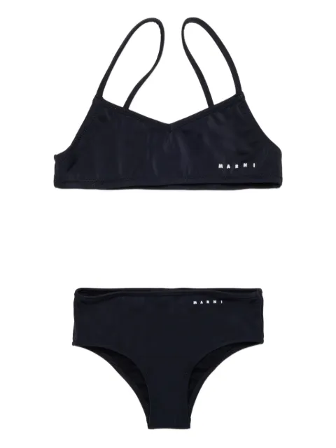 Marni Kids logo-detail bikini (set of two)