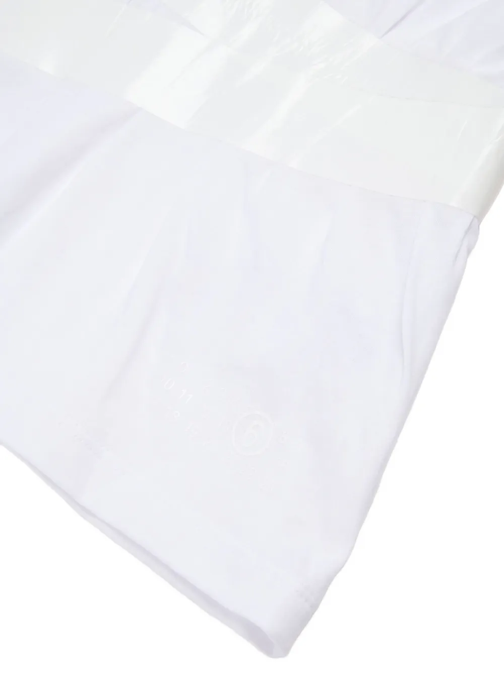 MM6 Maison Margiela Kids T-shirt met tailleband Wit