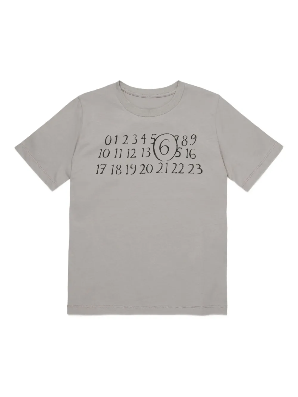 MM6 Maison Margiela Kids T-shirt girocollo - Grigio