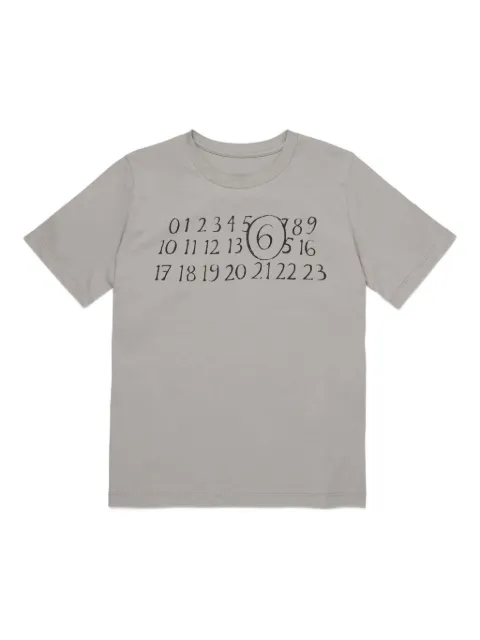 MM6 Maison Margiela Kids crew-neck short-sleeve T-shirt