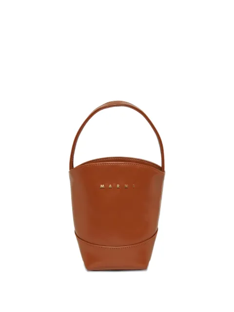 Marni Kids top-handle flower basket shoulder bag