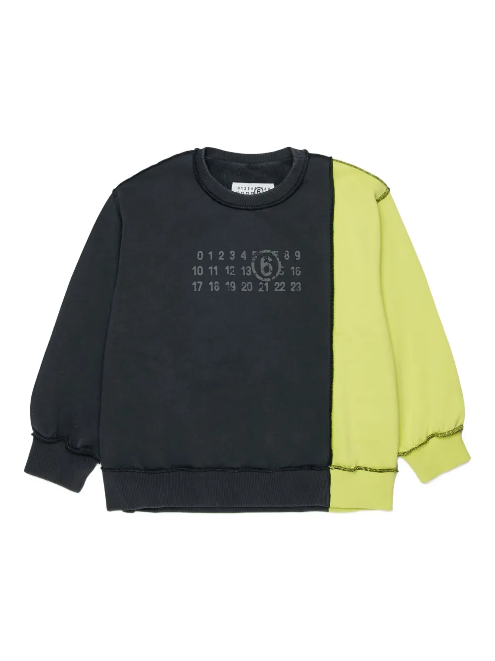 MM6 Maison Margiela Kids Maglione girocollo - Nero