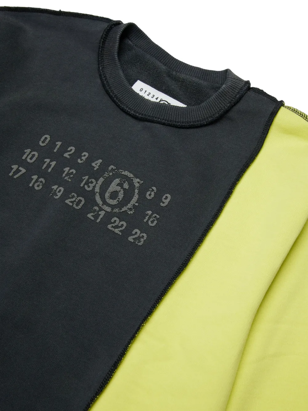 MM6 Maison Margiela Kids Trui met ronde hals Zwart