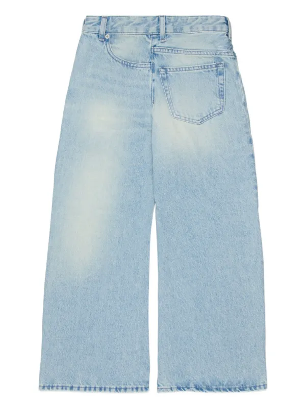 MM6 Maison Margiela Kids Pocket Denim Jeans | Blue | FARFETCH OM