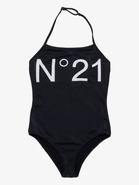 Nº21 Kids logo-detail swimsuit