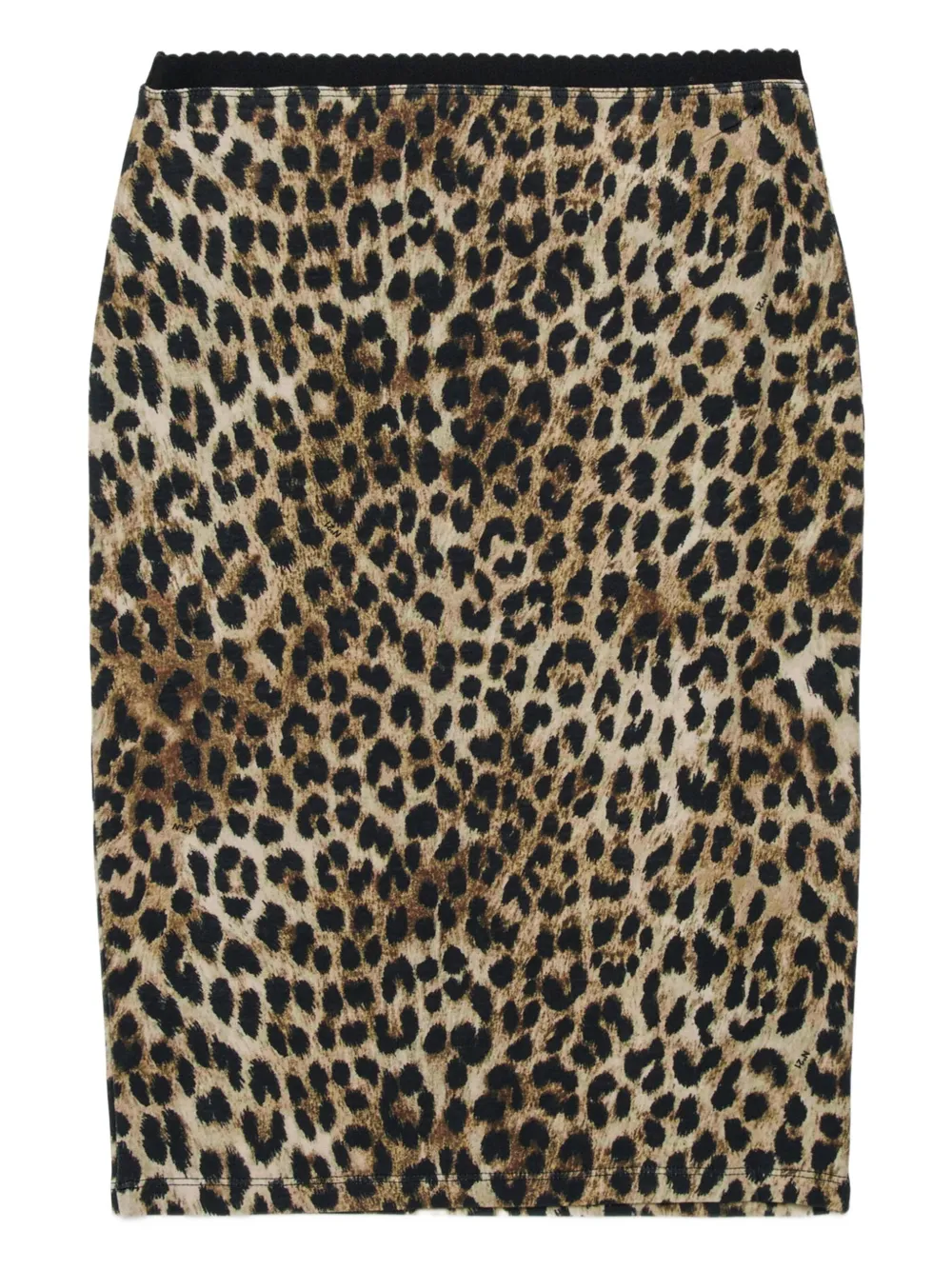  Nº21 Kids Animal-print Logo Midi Skirt - Brown 