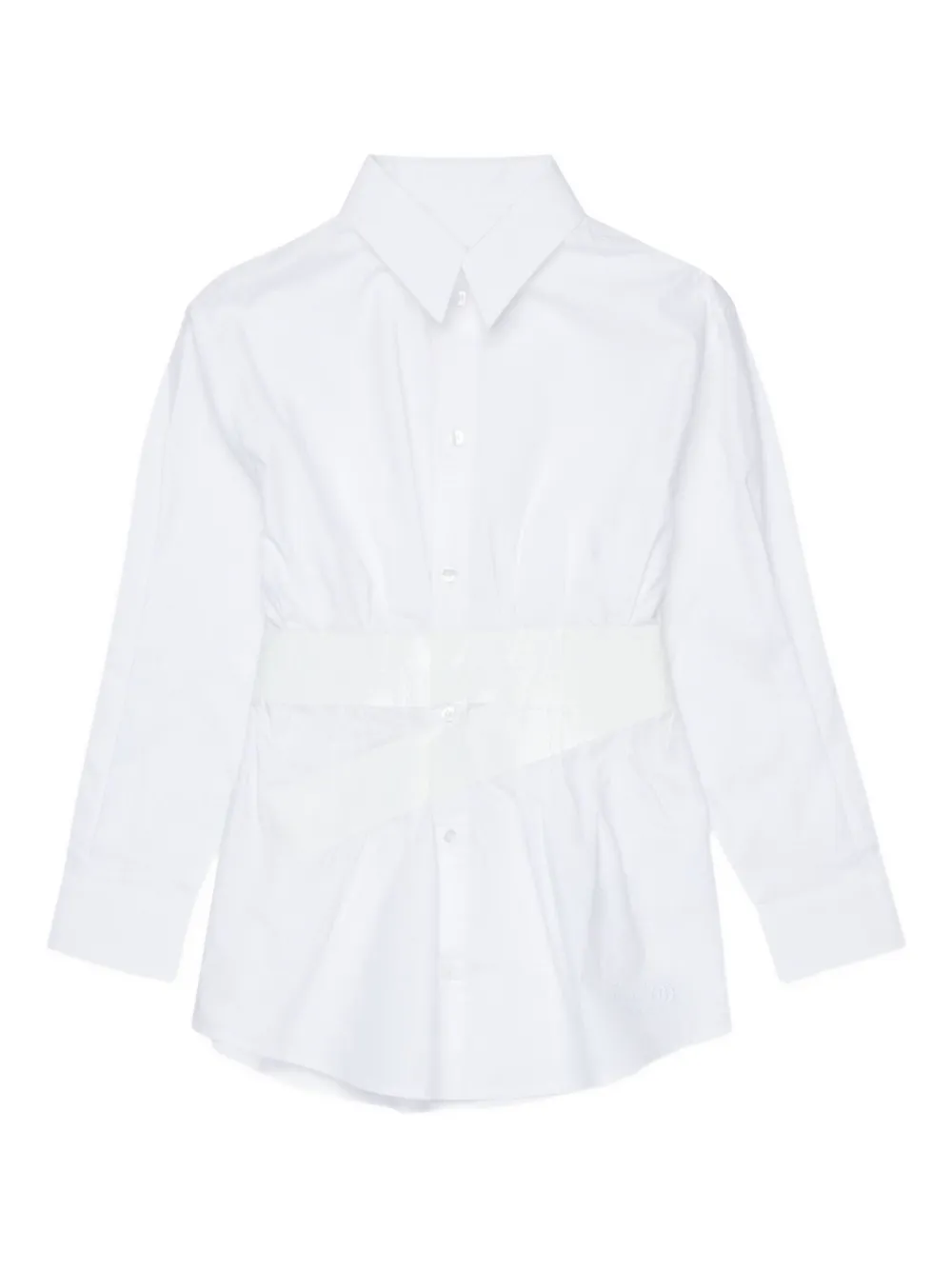 MM6 Maison Margiela Kids Hemd mit Knopfleiste - Weiß