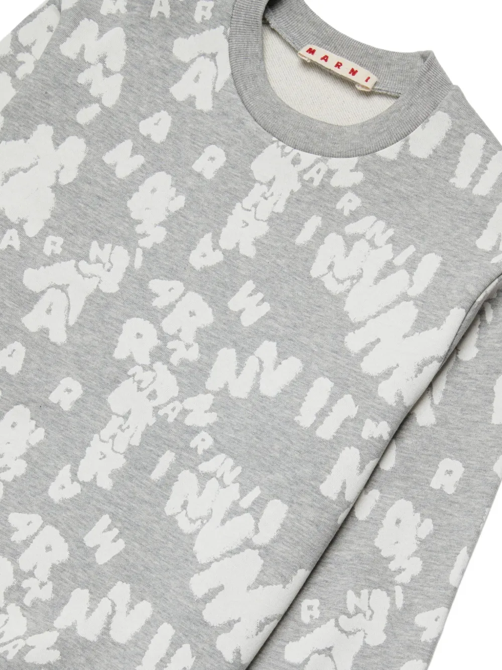 Marni Kids Trui met letterprint Grijs
