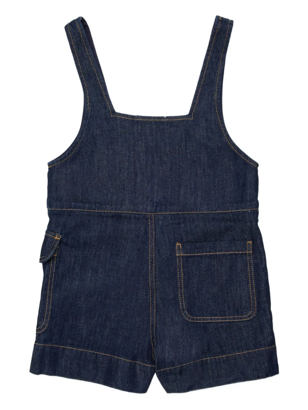  Marni Kids Pocket Sleeveless Dungarees - Blue 