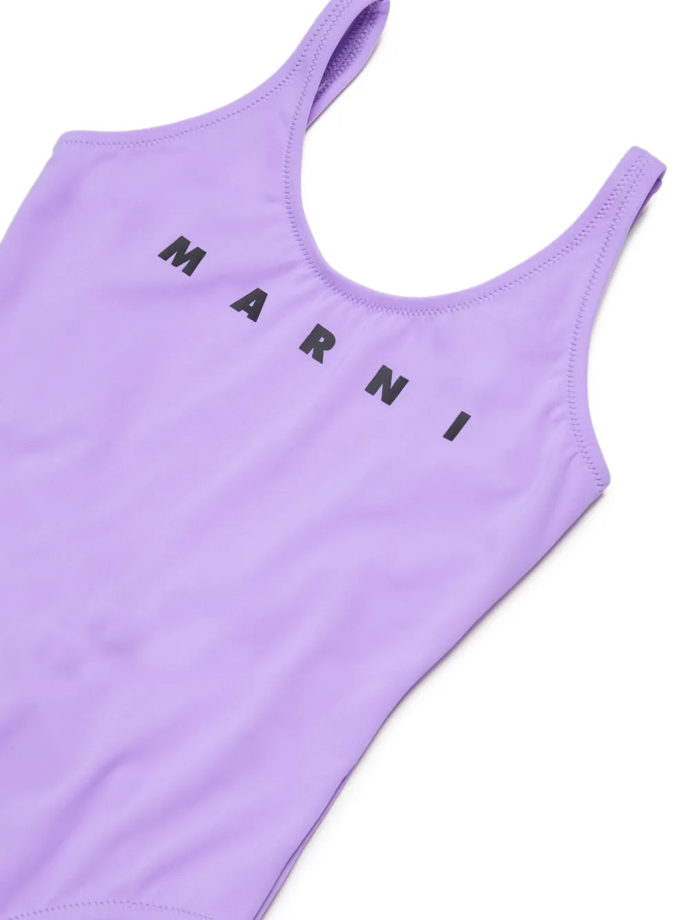 Marni Kids Badpak met logo Paars