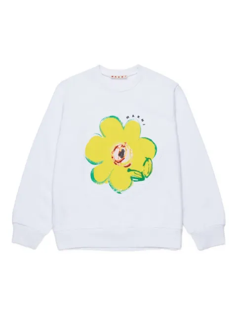 Marni Kids sequin flower sweatshirt