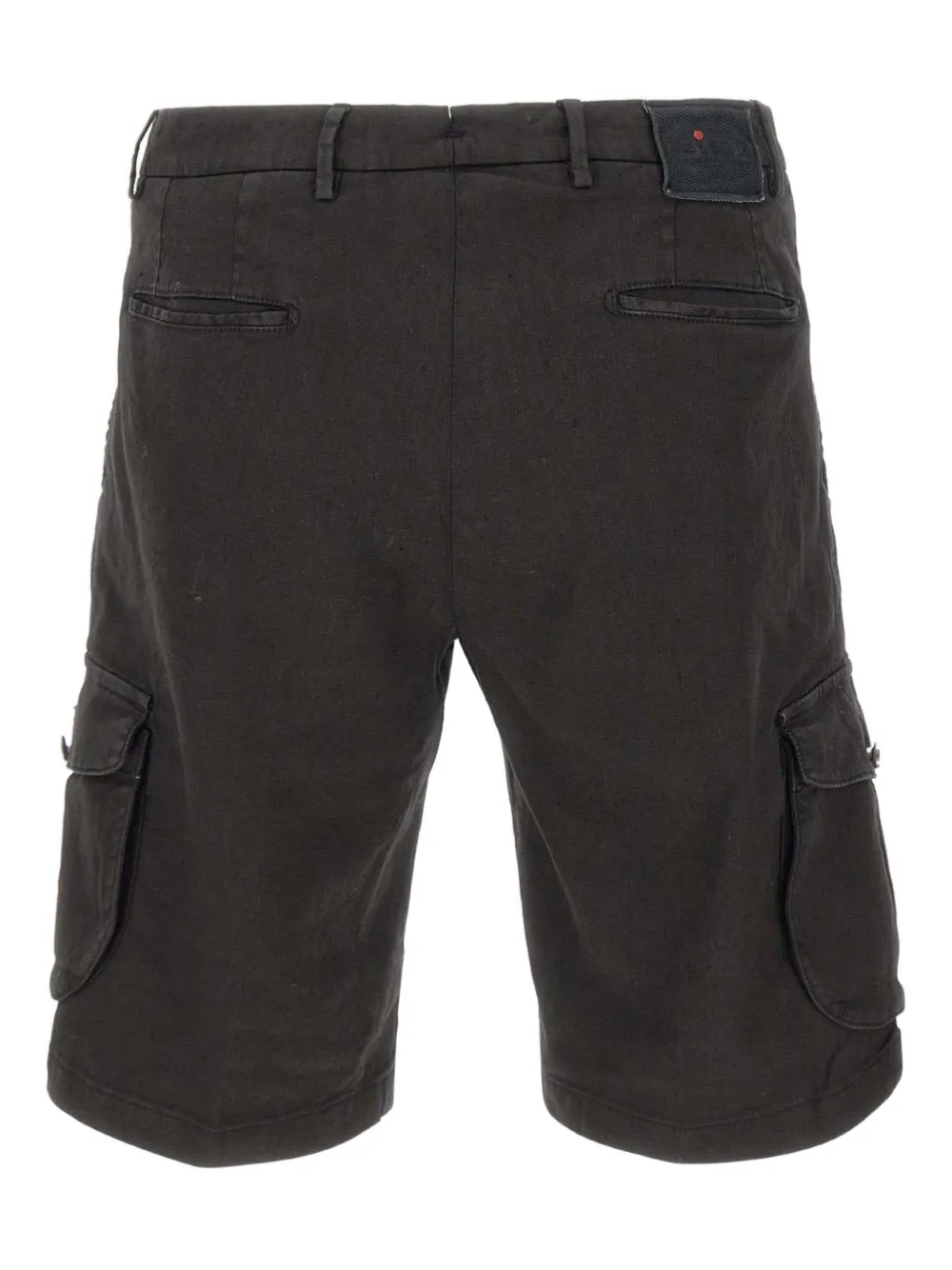 Kiton Shorts met cargo zak en knoop Zwart