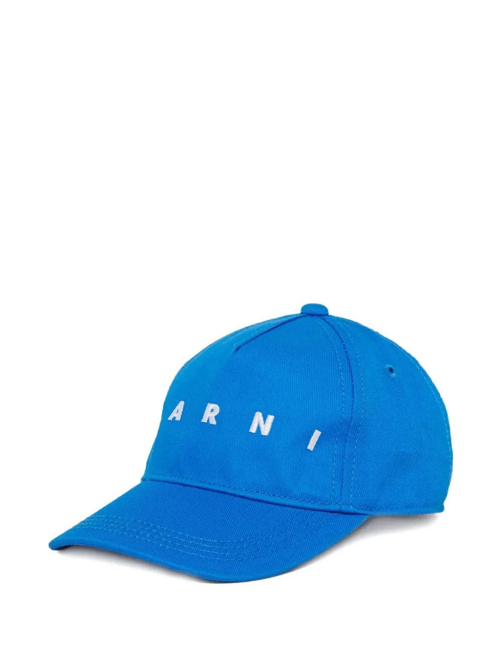 Marni Kids logo detail cap - Blue