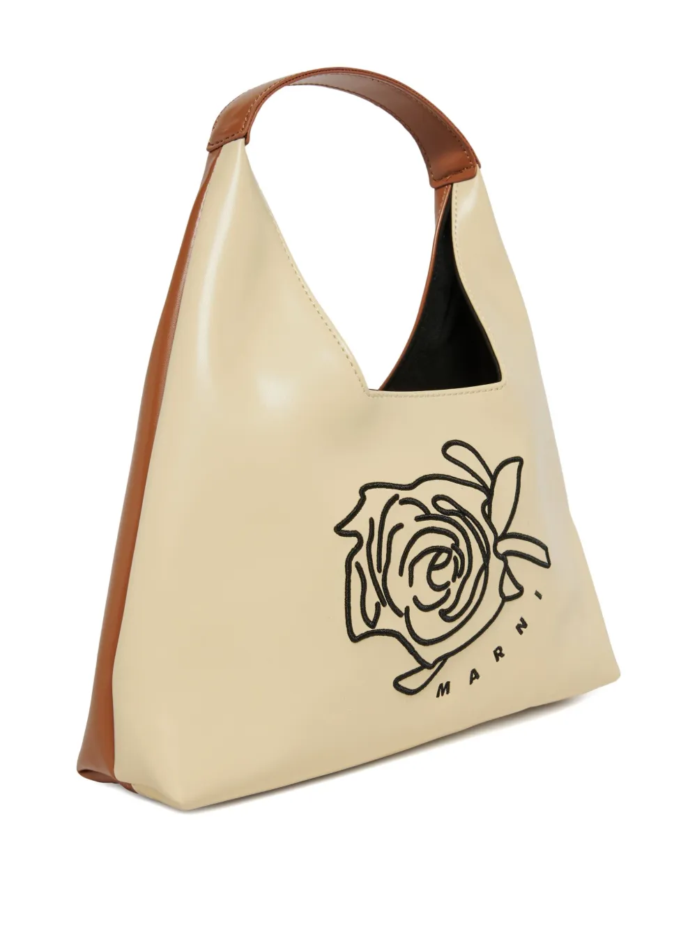  Marni Kids Rose Diamond Shoulder Bag - Neutrals 