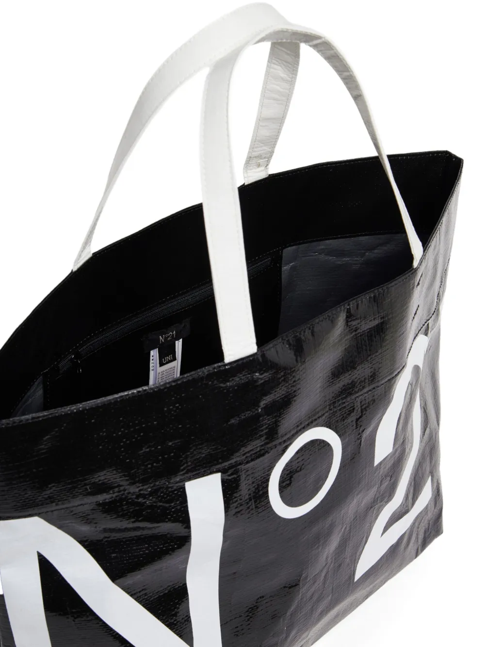 Nº21 Kids Shopper met logoprint Zwart