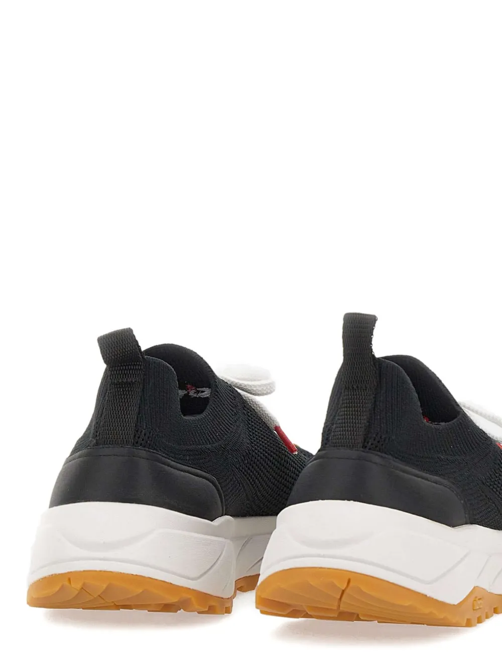 Kiton Sneakers met leren vlakken Zwart