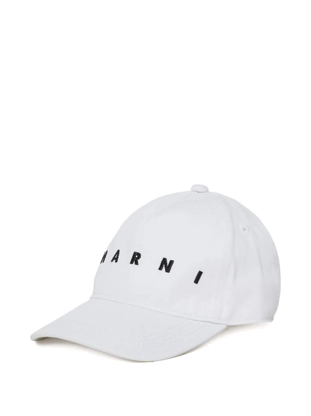 Marni Kids Cappello con logo - Bianco