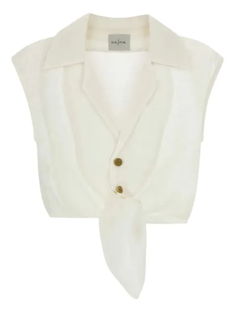Le Kasha Sanabo V-neck blouse