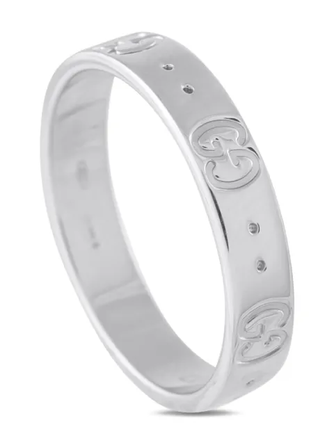Gucci Pre-Owned 18kt Icon Weißgoldring