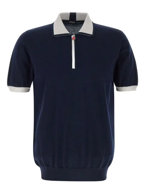 Kiton playera tipo polo con cierre