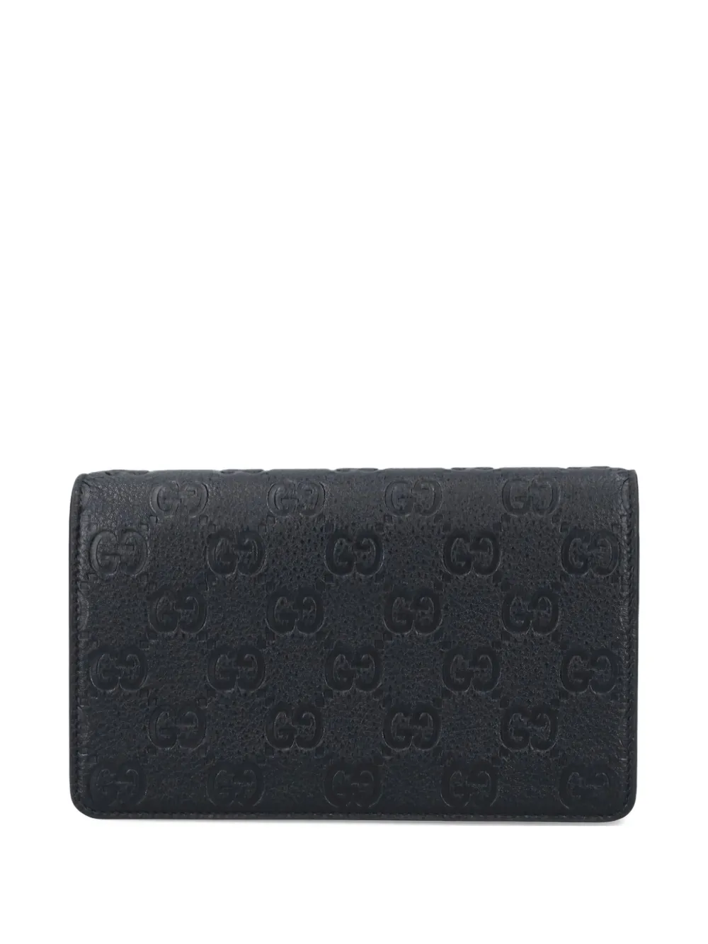 Gucci debossed-monogram wallet | Black | Image 1