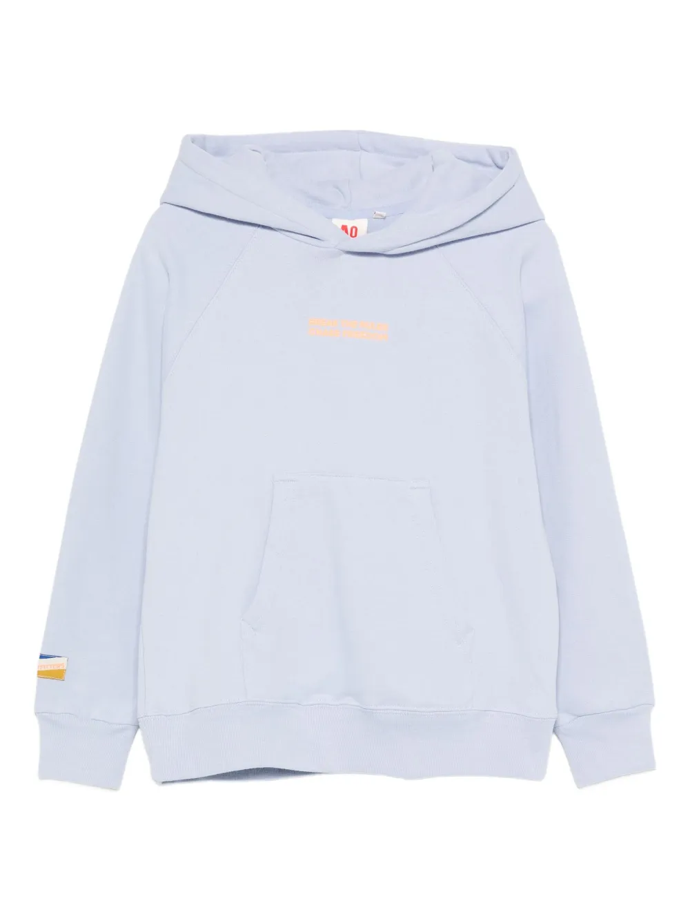 American Outfitters Kids Felpa con ricamo e cappuccio - Blu