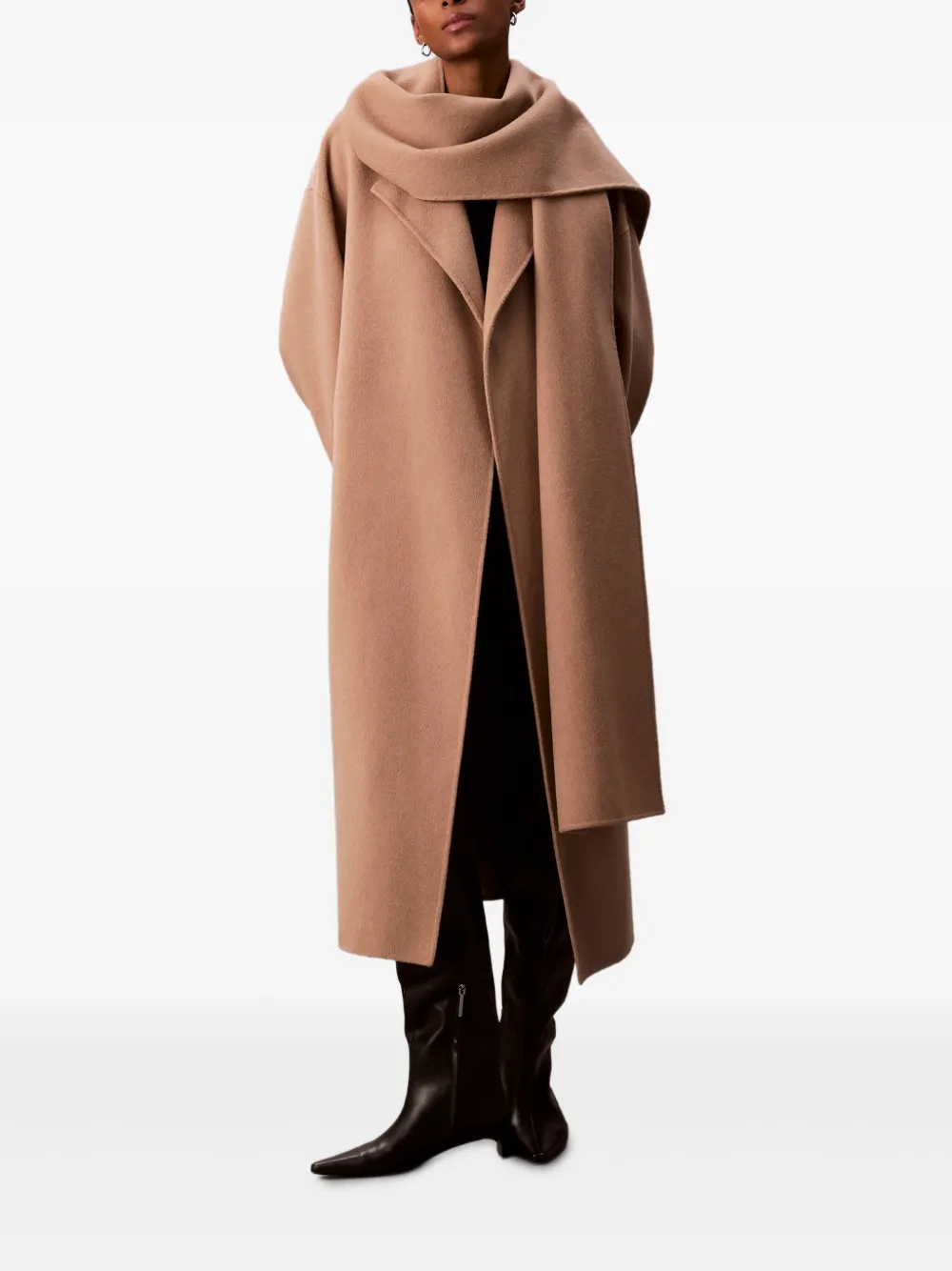 Calvin Klein Jas met sjaalkraag - Beige