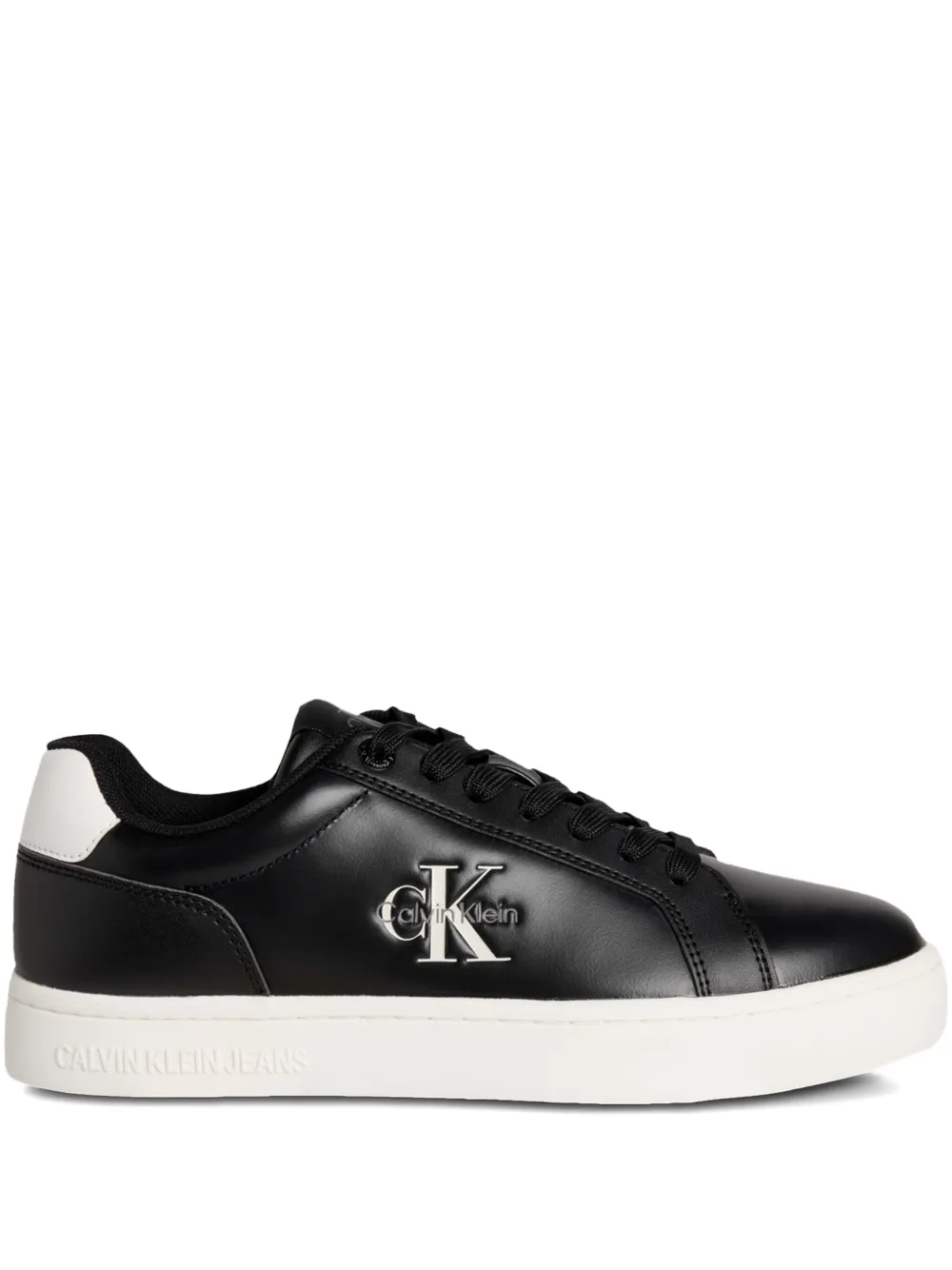 Calvin Klein baskets à patch logo | noir | Image 1