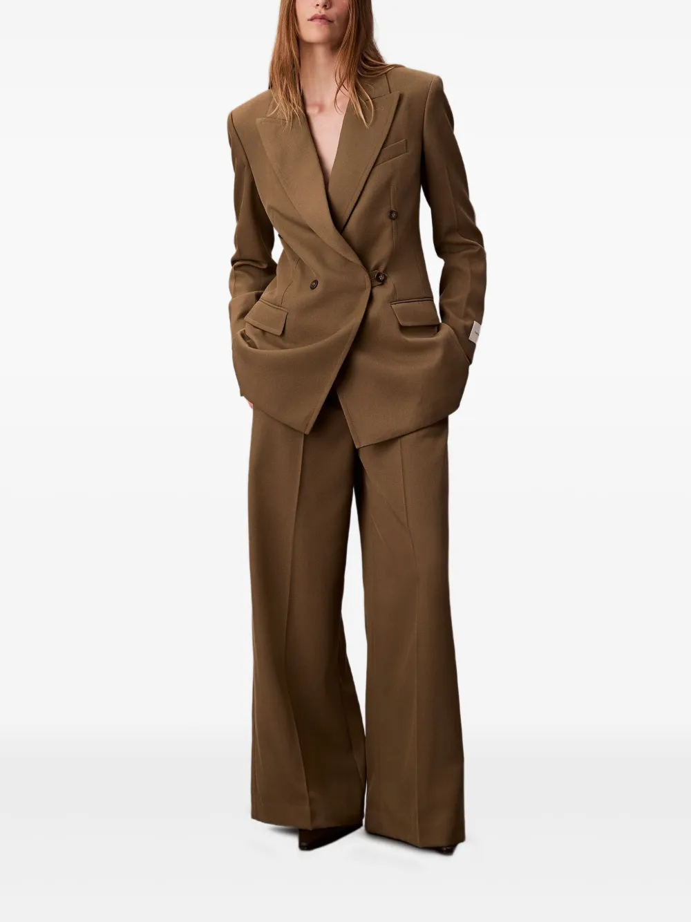 Calvin Klein Broek met zak - Bruin