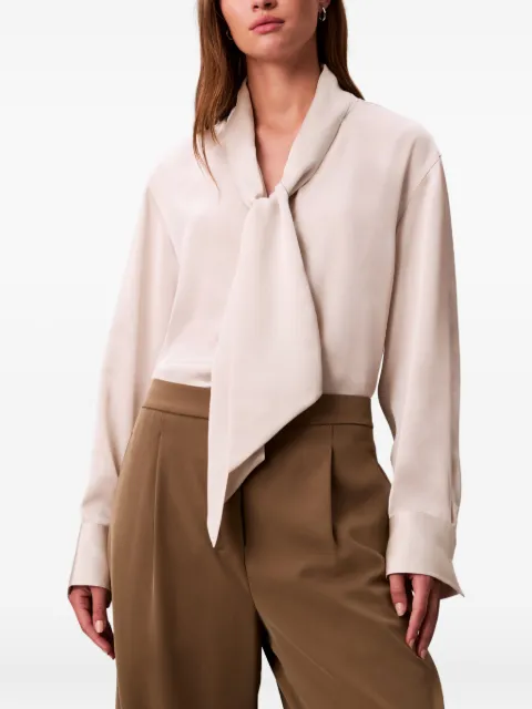 Calvin Klein tie-neck blouse